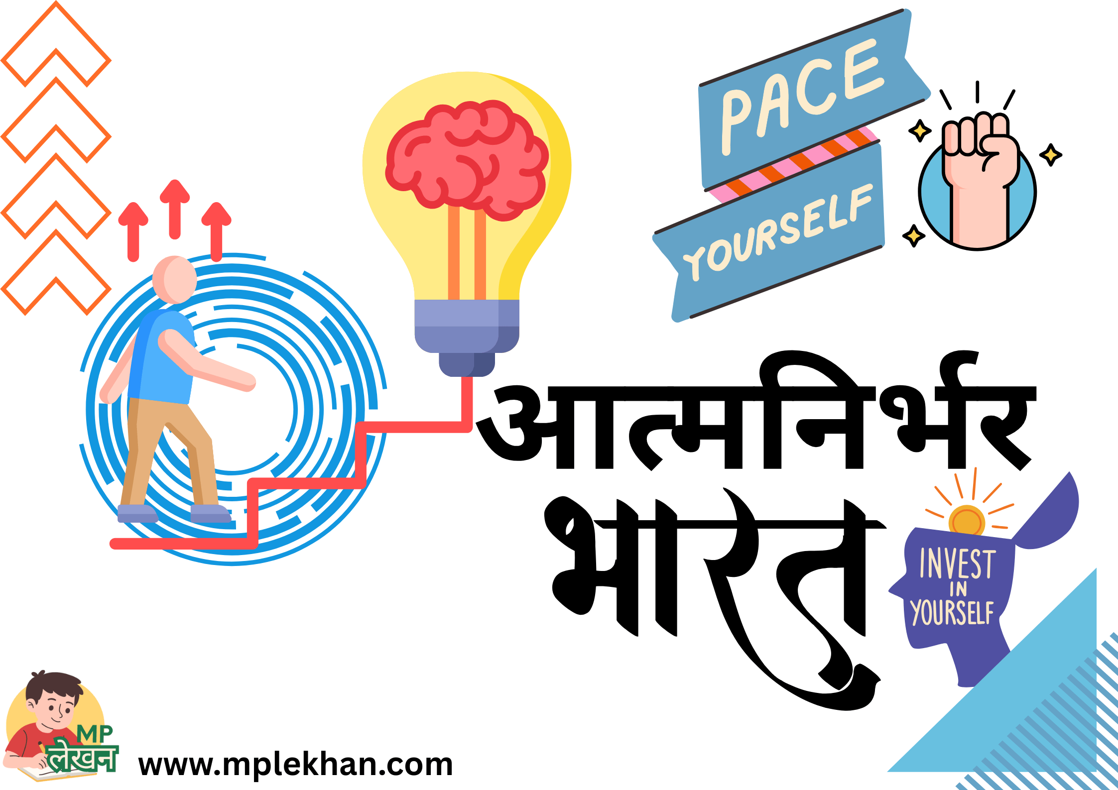 आत्मनिर्भर भारत image of aatmnirbhar bharat template,poster 