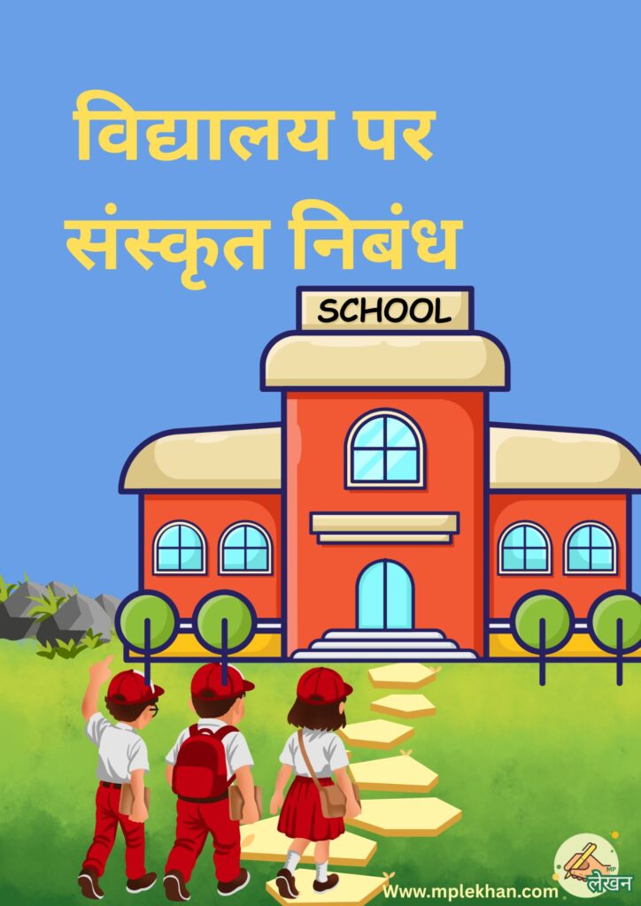 विद्यालय: संस्कृत निबंध: